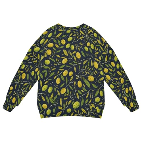 JUNZAN Olive Branches with Leaves Little Kids Sweatshirt Hoodie Fleece Kids Hoodies Boys Sports 4T2