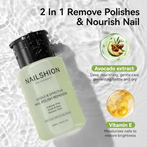 Image of Nail Polish Remover, Non-Acetone, 3-9s Quick Removal, Pump Design