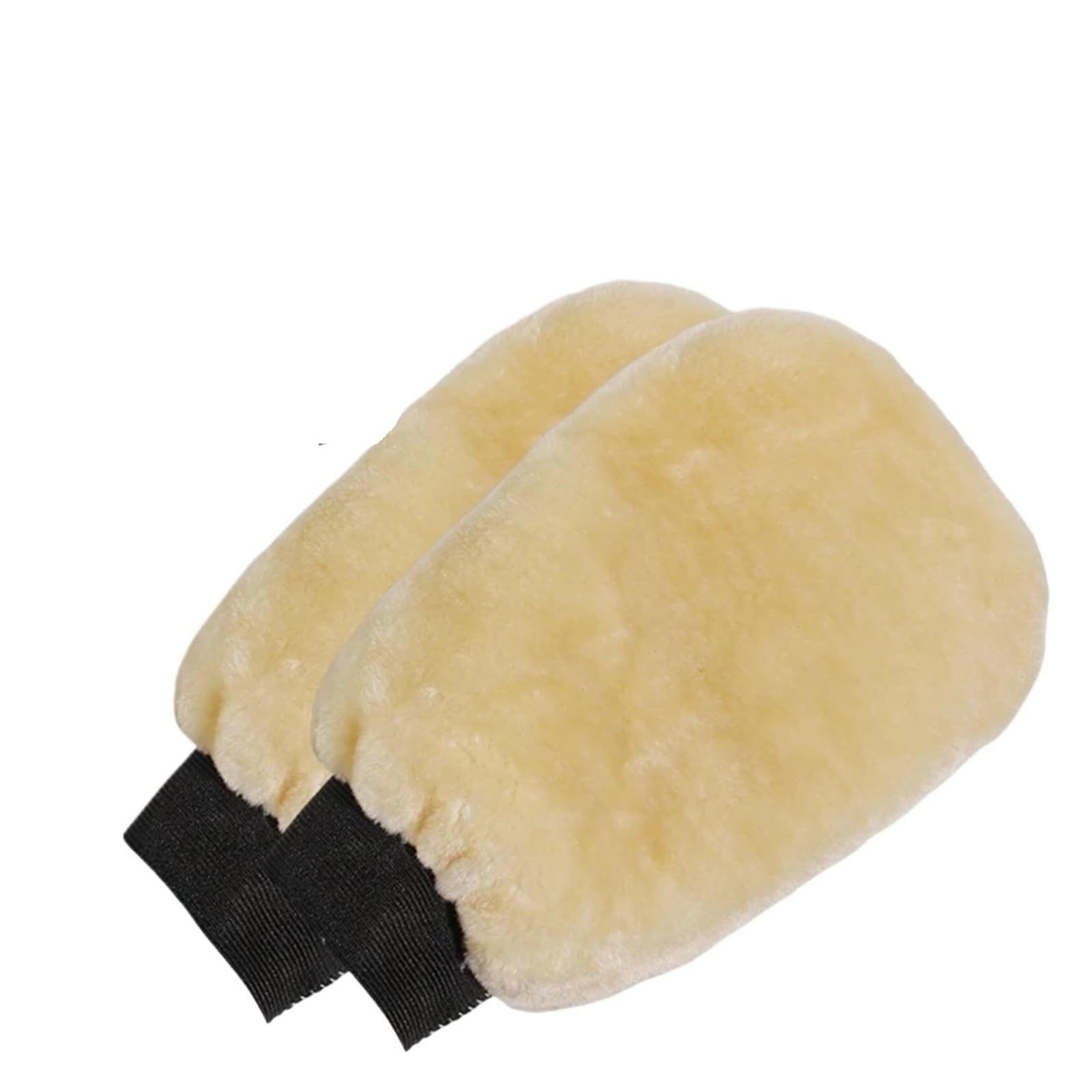 4pcs Soft Car Wash Gloves Thickened Imitation Wool Plush Cleaning Mitts