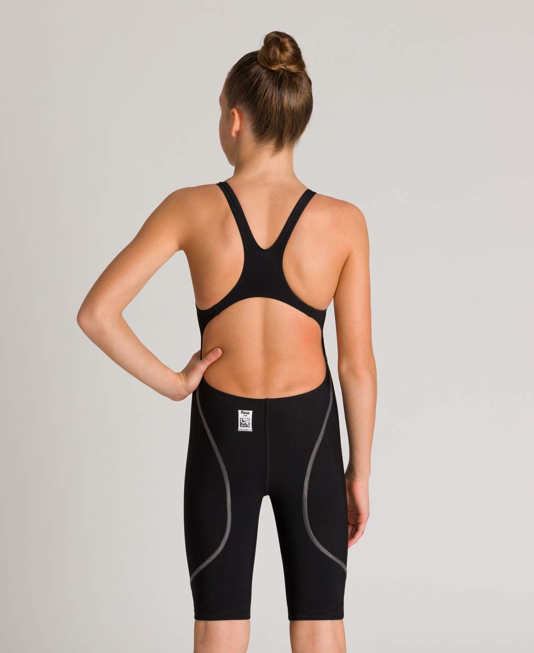 Arena Dziewczynki Powerskin St 2.0 2776 Strój Kąpielowy, Czarny, 128 cm