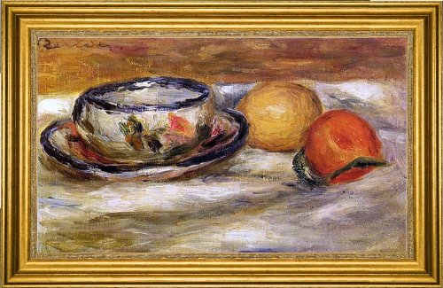 Art Oyster Pierre Auguste Renoir Cup- Lemon and Tomato -