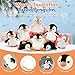 MaoGoLan 8 Pack Christmas Penguin Plush Toys 10 inch Arctic Stuffed Animals Bulk Stuffed Penguin Party Favors Classroom Decorations Valentine's Day Birthday Gifts for Kids Girls Boys
