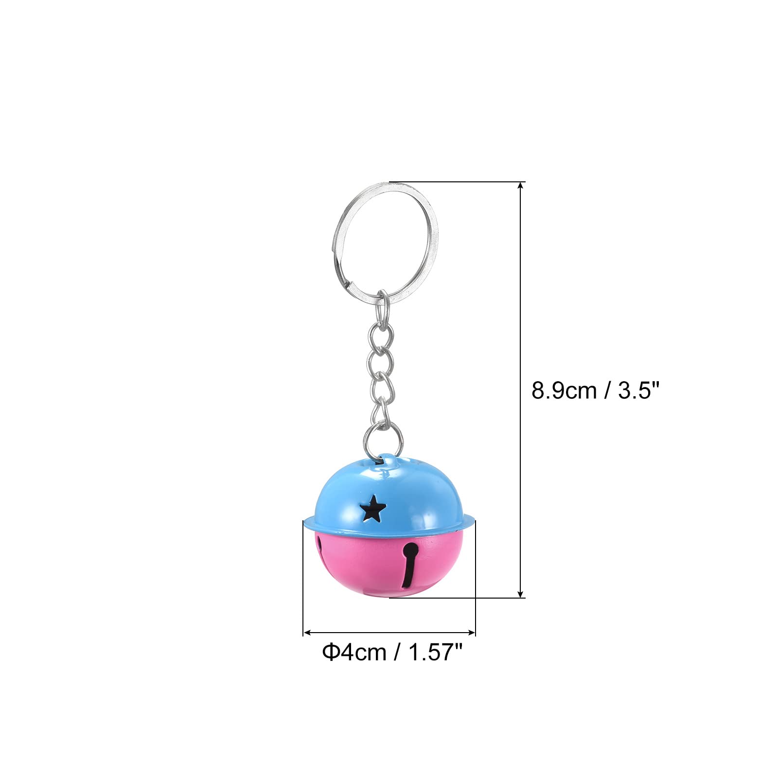 uxcell 5Pcs Pet Bells, 4cm/1.57