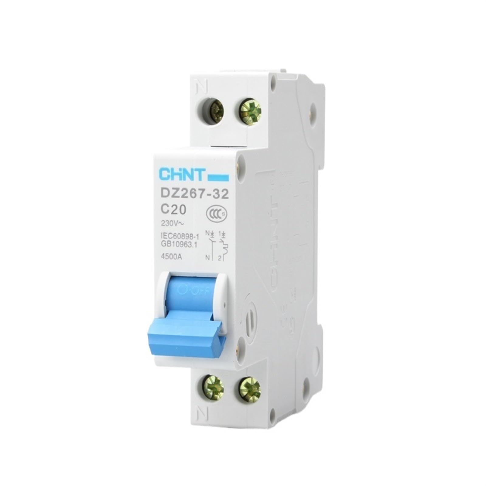MCB disyuntor miniatura 32A interruptor magnetotérmico monofásico DPN para cuadro eléctrico