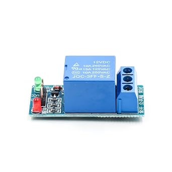 SANEC Tek Kanallı 12V Röle Modülü Tekli Röle Kartı 1 Kanal Arduino