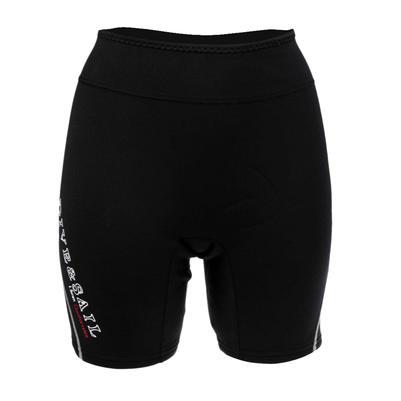 ujeavette UJEAVETTE® 1.5Mm Neoprene Diving Shorts Snorkeling Wetsuits Trunks L Gray for Men-picture-18