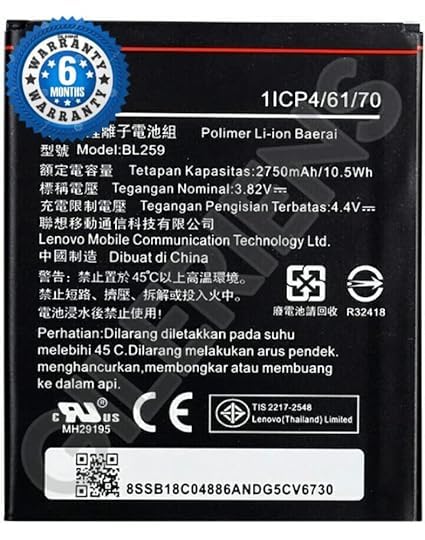 Image of Original BL259 Battery for Lenovo Vibe K5 / K5 Plus - A6020 / A6020A40 Battery with 6 Month Warranty**** (Q2356)