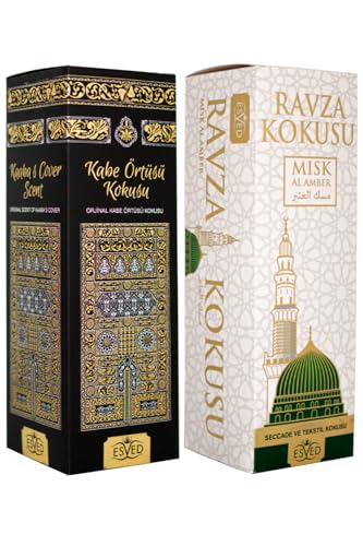 Duft der Kaaba + Medina Ravza Duft Raumduft Spray 400ml Islamische heilige Stätten Raumspray