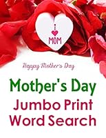 Mother's Day Jumbo Print Word Search 1511943289 Book Cover