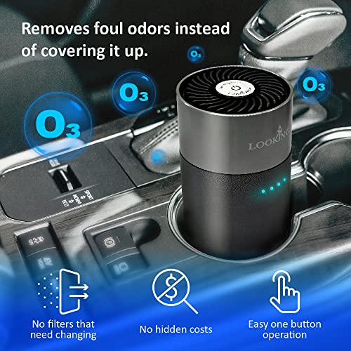 Lkt Car Ozone Generator - Remove Smoke Odor From Car, Foul Smell From Bathroom, Odor Eliminator, Portable Ozone Machine, Air Purifier Deodorizer For Home, Office, Smoke, Car, Pet Etc. #TOP2