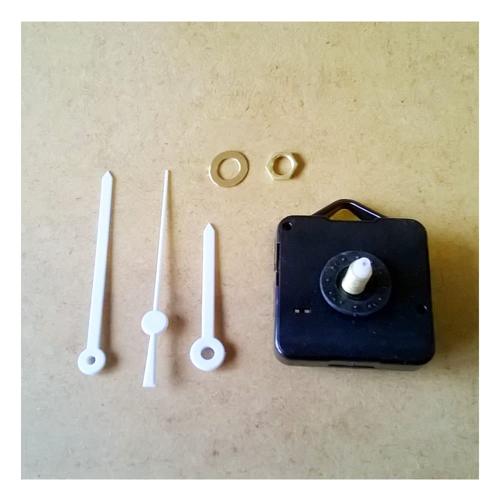 Napolamp Kit Orologio per Sublimazione Composto da 40 mattonelle forate cm 20x20 da 40 meccanismi a Movimento Continuo e da 120 lancette in plastica.