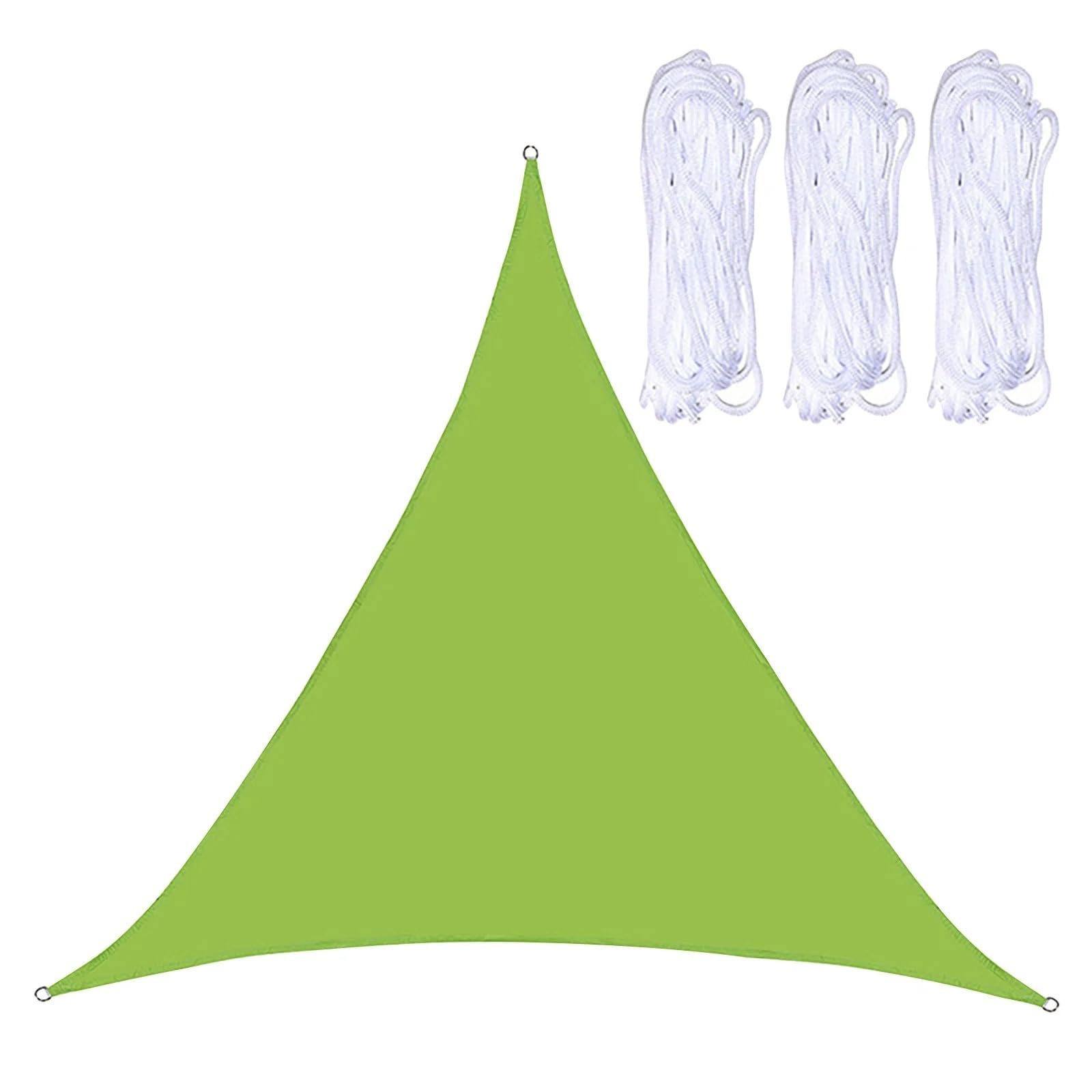 Voile triangulaire 420D imperméable contre les UV et la pluie sur la terrasse