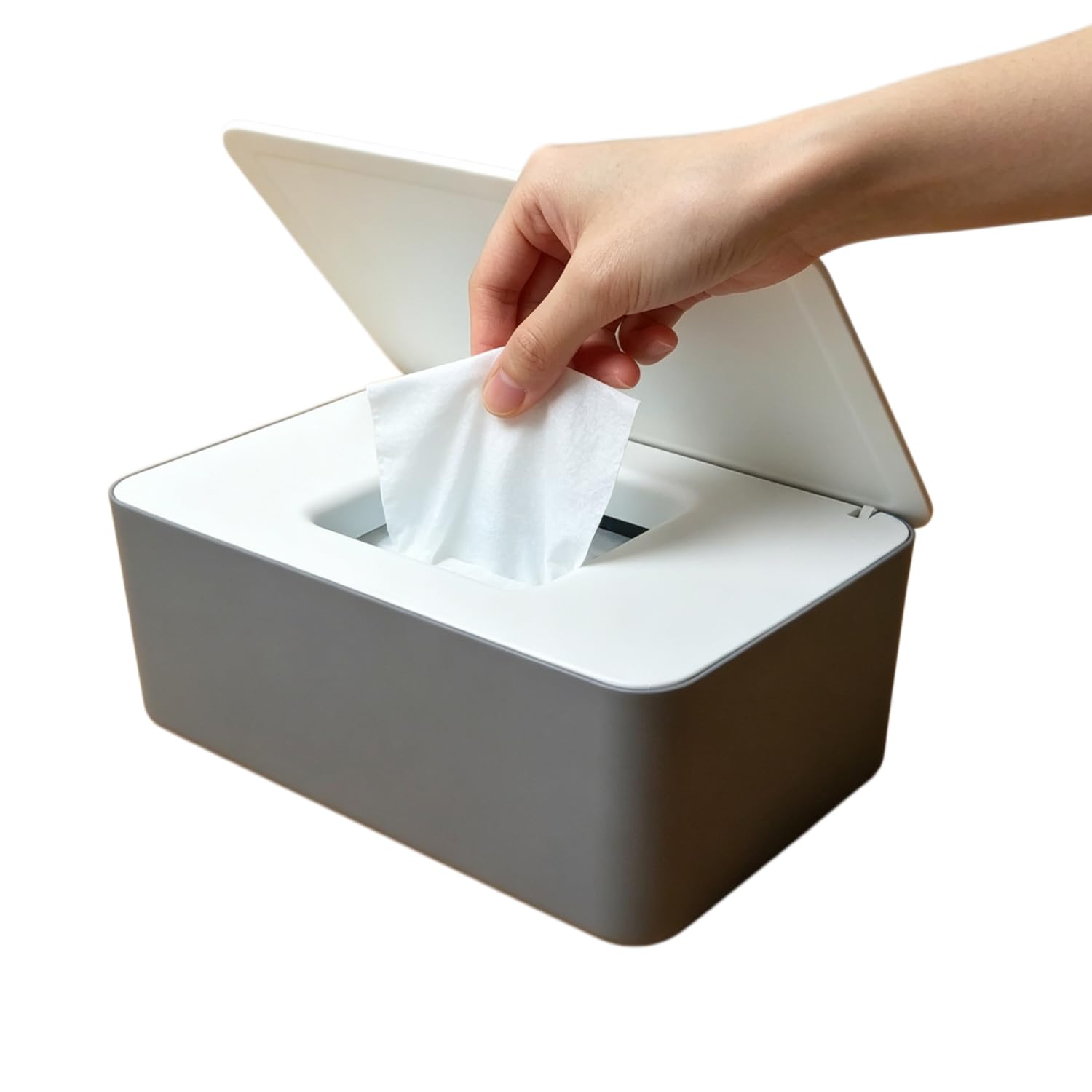 Baby Wet Wipe Dispenser, Baby & Adult Wipe Holder for Home Bathroom, Kitchen, Bedroom, Living Room, Office, Multi - use Storage Case for Dry Wipes & Masks