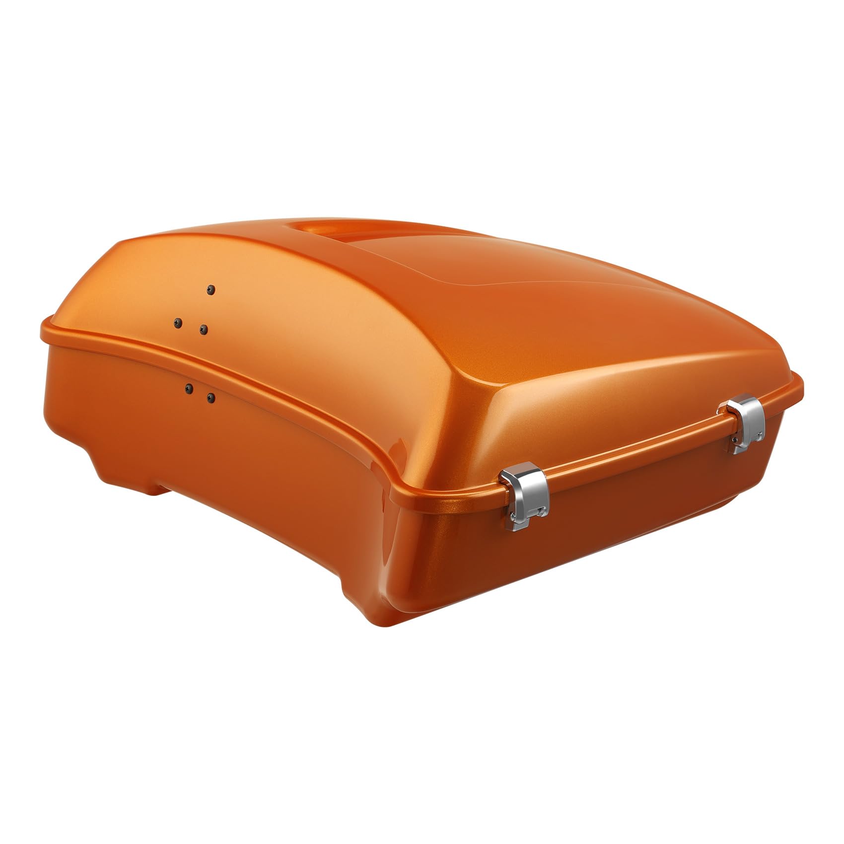 HR3 For 14SG Amber Whiskey, Chopped Tour Pack Luggage Trunk & Latches Compatible with 2014 Street Glide FLHX, for 2014-later Harley Road King, Road Glide, Street Glide, Electra Glide