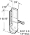 Prime-Line Products B 544 Screen Door Roller Assembly, Nylon, Bottom Mount, Hilite,(Pack of 2)