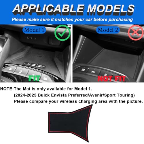 Insertos para portavasos Buick Envista 2024-2026 rojo miniatura 2