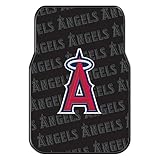 NORTHWEST The Company MLB Los Angeles Angels Two-Pack Front Car Floor Mat