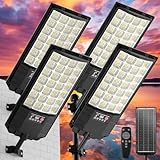 Solar Street Light Outdoor, 6500K Dusk to Dawn Solar...