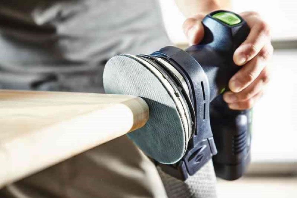 Festool Netzschleifmittel STF D 150 P 220 Granat Net Schleifnetz, 50x | Ideal für Gips und Spachtel - 150 mm Schleifscheiben mit Klett-Rückseite - Staubfreies Schleifen - Hoher Materialabtrag