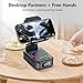 Gifts for Men Women, Cell Phone Stand with Wireless Bluetooth Speaker, Colorful LED Lights, Anti-Slip Base HD Surround Sound, Rechargeable (3000mAh), for Teens, Men, Women for Christmas