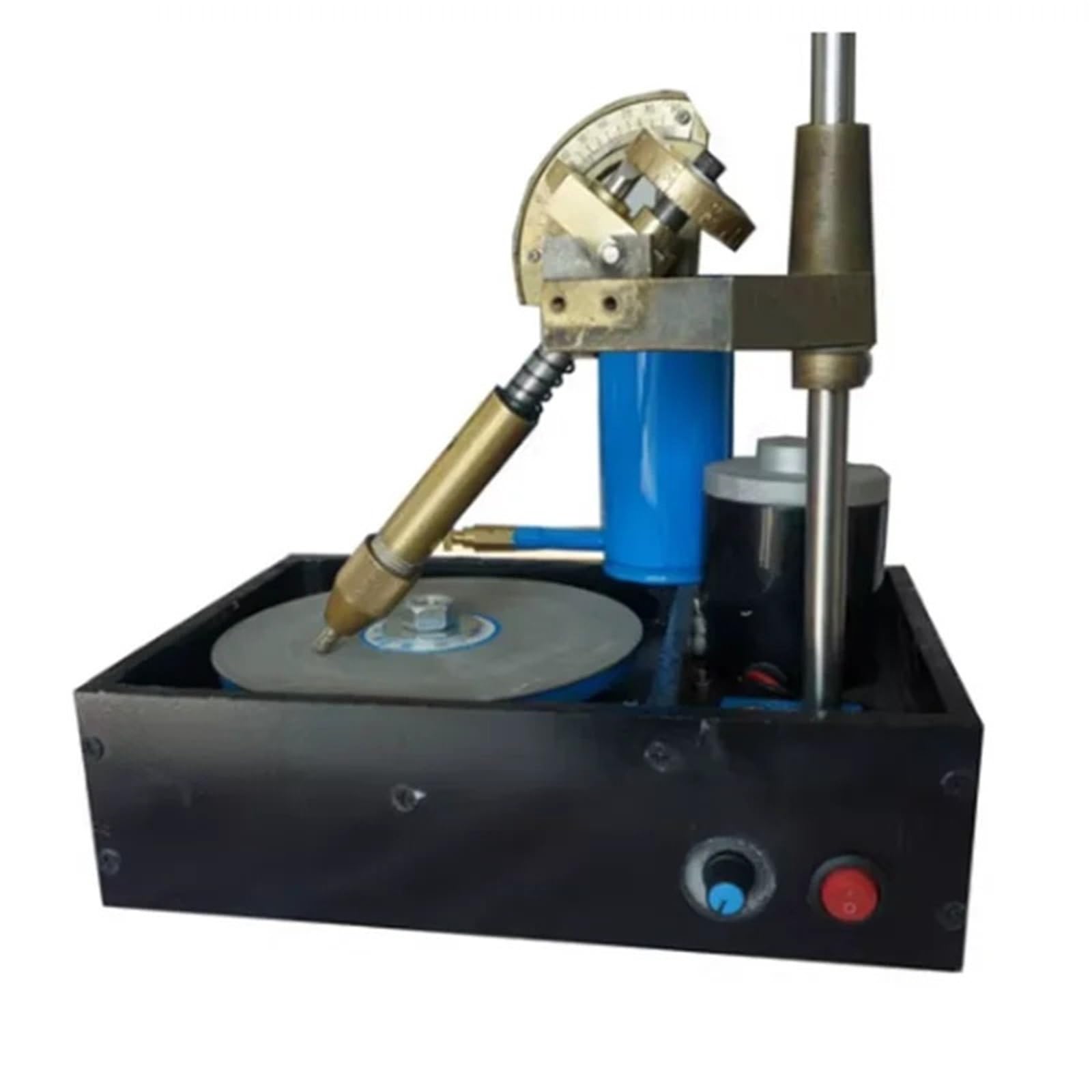 JVDDI Mini Gemstone Processing Machine, Polishing And Grinding Angle Machine, Household 6 Inch, Speed Regulation, Gemstone Machine(Combo1)