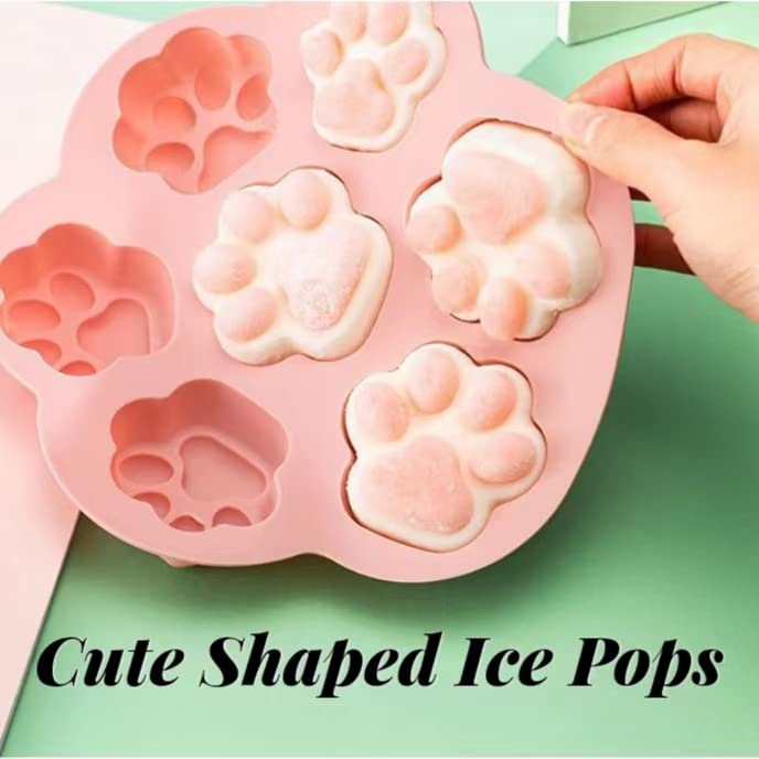 Cubetera de hielo de silicona con tapa azul miniatura 6