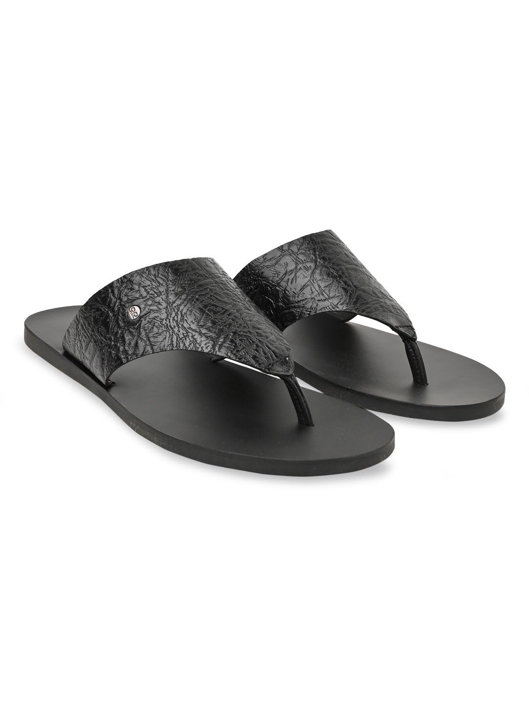 Men Textured Leather Sandals-image-35