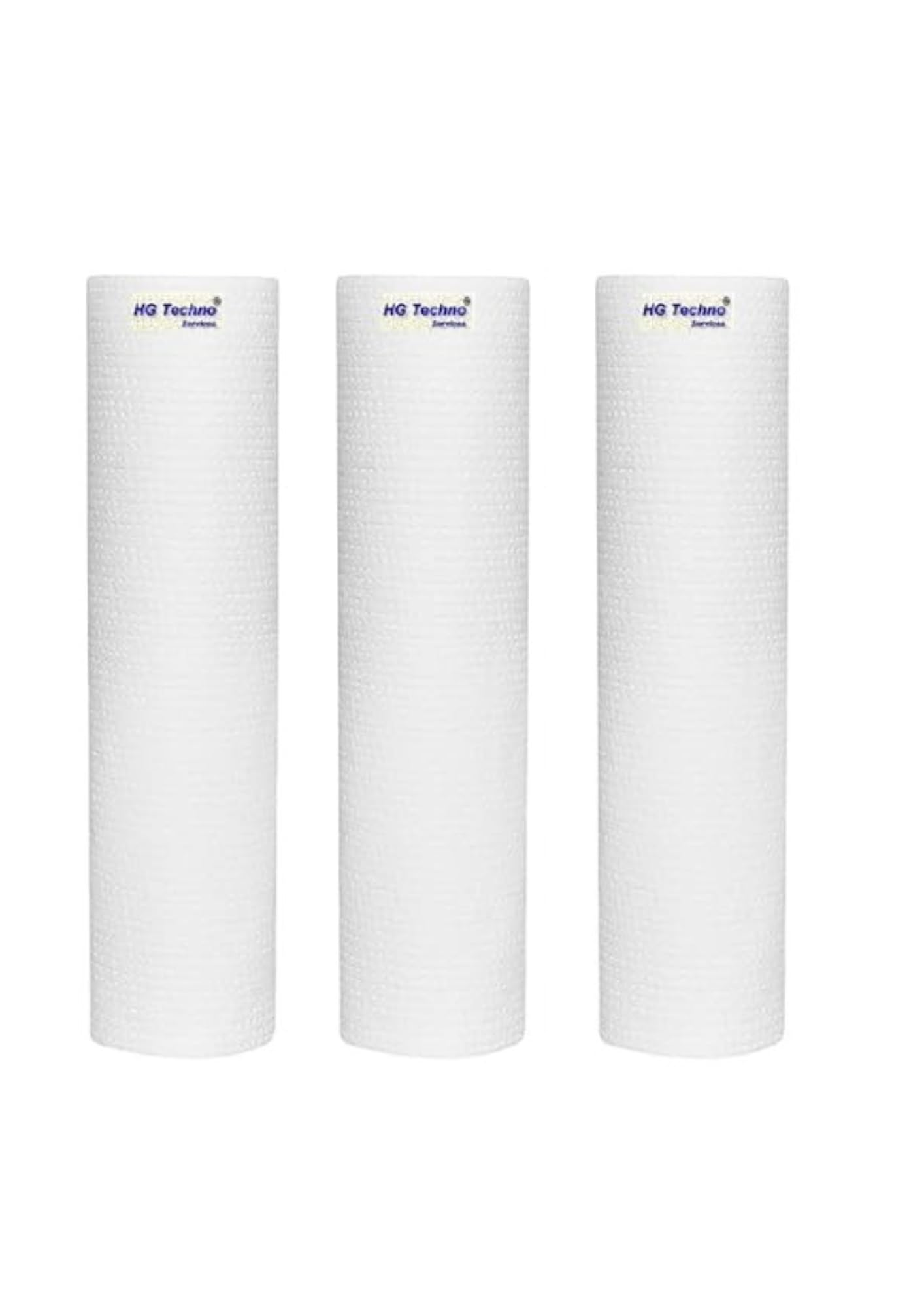 Spun Filter Cartridge, White, Polypropylene, 10 Inch, Removes Sediment, Pack of 3-image-3