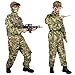 GIFTINBOX Army Costume for Boys, Kids Military Costumes with Military Vest, Soldier Boy Costume with Army Toy Accessories, Halloween Costumes for Boys Kids 3-13