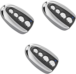 DOITOOL Remote Control 3 pcs Self-learning Transmitter Duplicator Rf Copy Universal Auto for Gate Mhz Garage Door Self-learning Remote Control