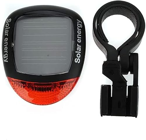 Miniatura 9 de Luz trasera solar de la bici Energía solar LED Luz trasera de la bici Advertencia de