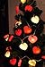 1 Set Lighting String 20 Heart Paper Craft Lights Set Lamp Mixed Colors Decoration Patio Home Living Room Yard Garden Indoor and Outdoor of Birthday, Christmas, Graduation, Wedding Anniversary, New Year, Valentine Party
