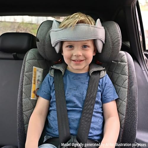 Soporte de cabeza ajustable para niños para auto miniatura 4