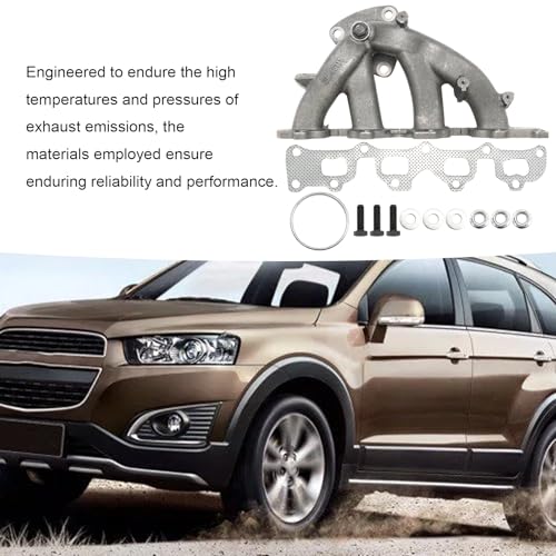 Image of Saihisday 674-561 Engine Exhaust Manifold Kit Replacement for GMC Terrain 2013-2014 Exhaust Manifold Replacement for Chevrolet Captiva Sport 2013-2015 Replaces 674-561 12633603 with Gaskets