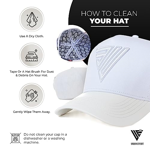 Image of Urban Effort Trucker Hat for Men - Mesh Back Baseball Cap, 5 Panel Snapback Hats for Men and Women