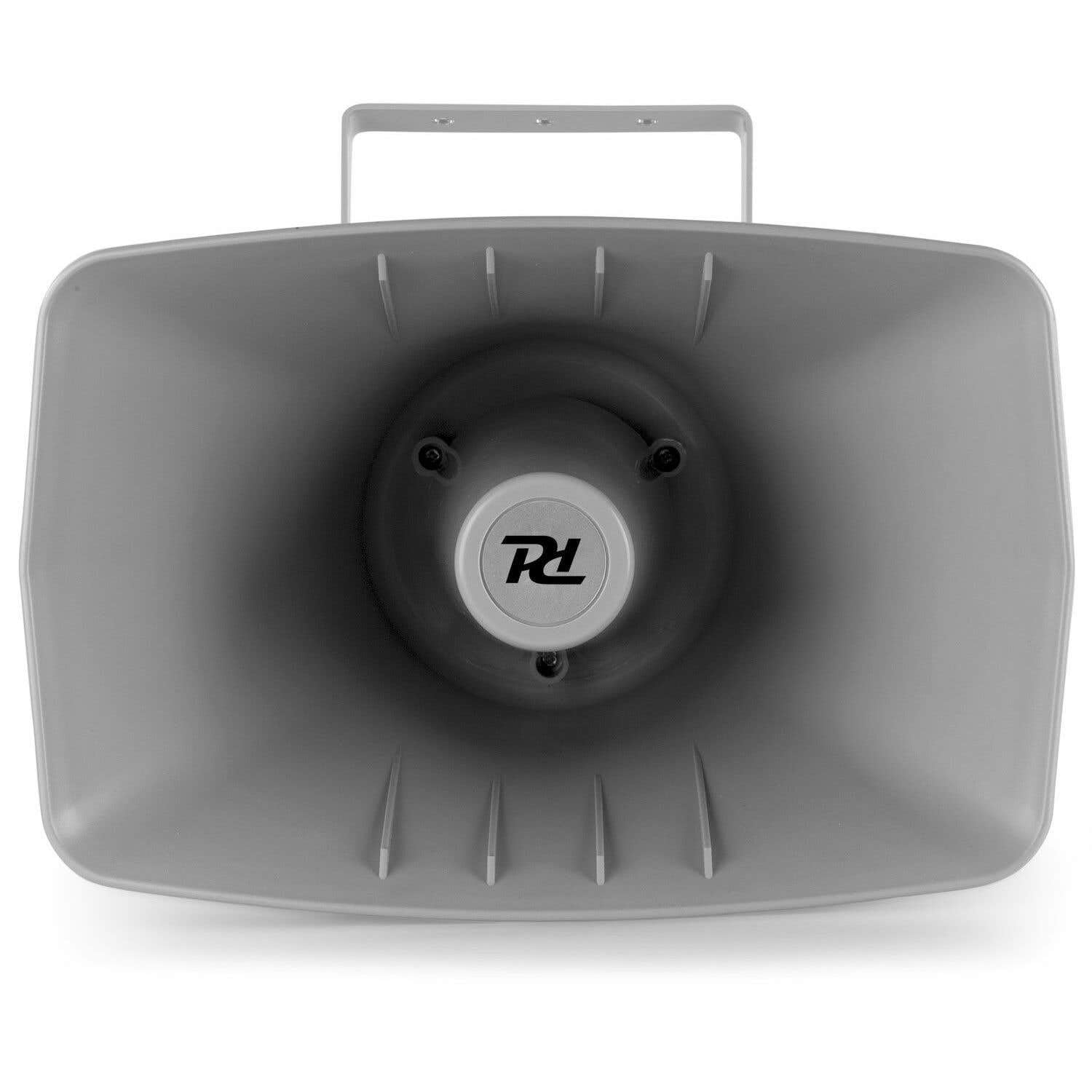 Power Dynamics HS40 - Altavoz de bocina, instalación línea 100 V, suministrado con Soporte de Montaje, Ideal para megafonía en estadios Deportivos o almacenes, 3 potencias de Salida 10W / 20W / 40W