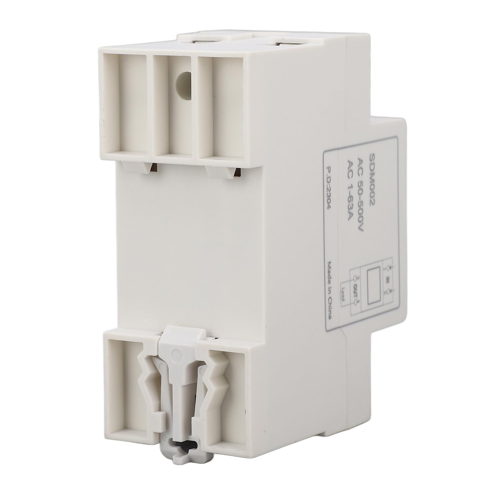 Amperometro Monofase Guida DIN Misuratore Tensione CA Corrente Display Digitale AC50-500V