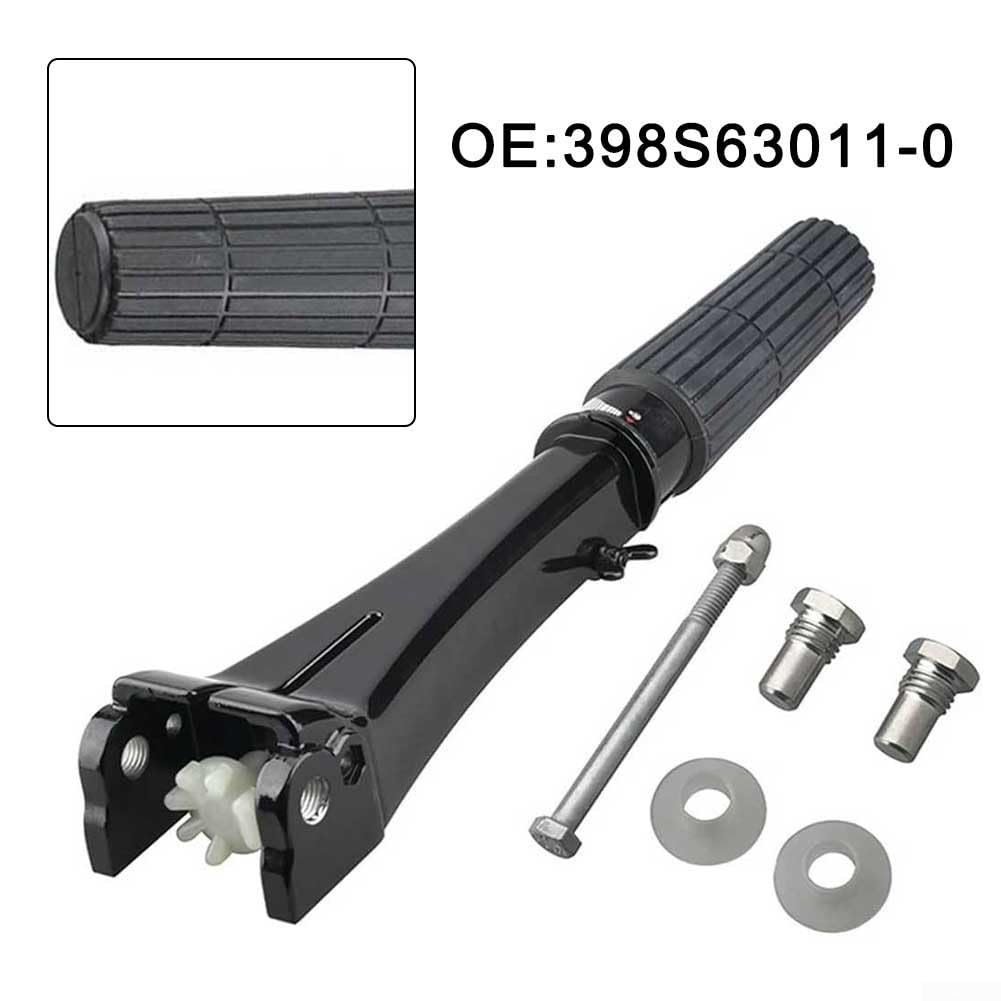 Conjunto de mango para Tohatsu 9.9HP 15HP 18HP, construcción robusta de plástico y metal, agarre ergonómico para un control suave, parte 398S63011-0