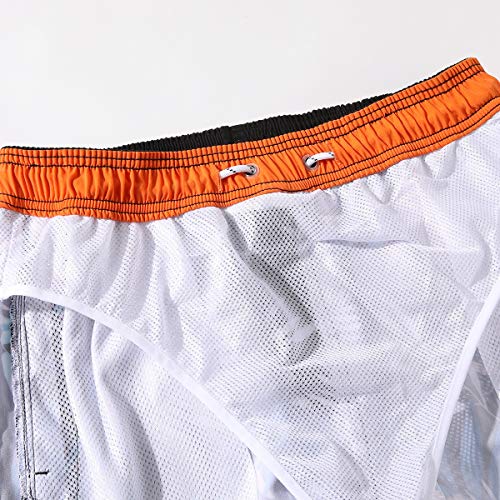 Shorts de plage imprimé hawaïen pour les vacances d'été - 4