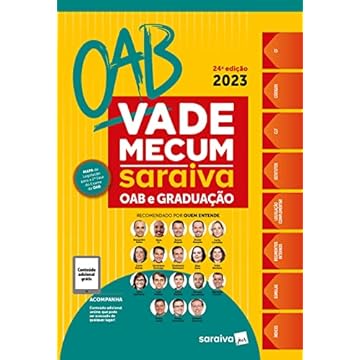 Capa do livro Vade Mecum Saraiva OAB e Graduação - 24ª edição 2023