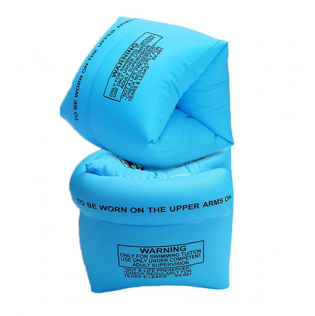 Kids Children Adult Swimming Arm Float Rings,Pvc Arm Floaties Inflatable Swim Arm Bands Floater Sleeves Swimming Rings - Blue