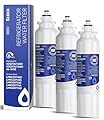 Stokk LT800P ADQ73613401 Refrigerator Water Filter Replacement Cartridge Compatible with LG ADQ73613408, ADQ75795104, Kenmore 9490, 46-9490, LSXS26326S, LSXS26366S, LMXS30776S, NSF42, 3 Combo