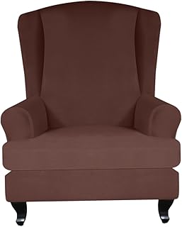 Yardenfun Capa De Cadeira Reclinável Marrom Protetor De Cadeira Capa De Assento Capa De Assento Para Casa Capa De Fezes Elástica Capa De Cadeira Para Restaurante