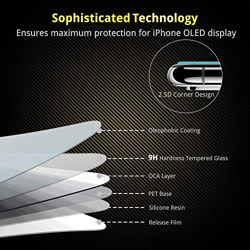 Image of UNBREAKcable 3-Pack Screen Protector for iPhone 11 Pro Max /iPhone Xs Max, Double Shatterproof Tempered Glass [Easy Installation Frame] [9H Hardness] [HD Clear] [Case Friendly] for iPhone 6.5 inch