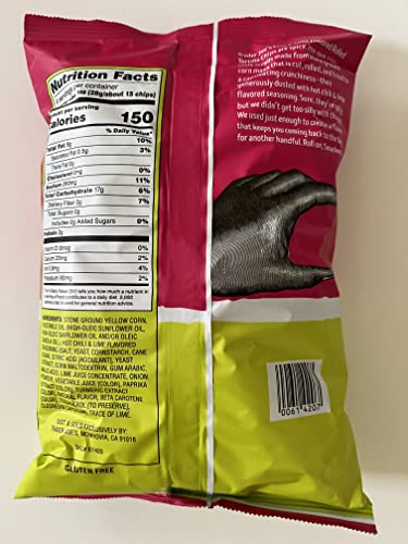 Trader Joe's Rolled Corn Tortilla Chips (Chili & Lime) Flavored Net Wt. 9 Oz (255G) #TOP1
