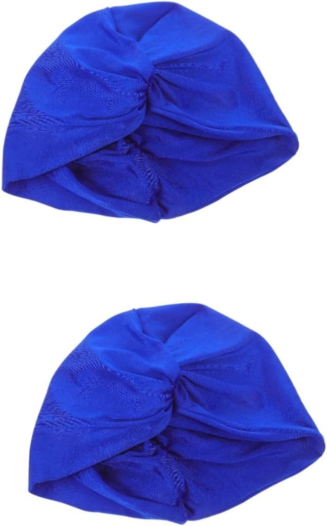 Sosoport Short Hair Pleated Shower Cap Petal Bathing Cap Straw Hat Women Swim Caps for Women Swim Caps for Black