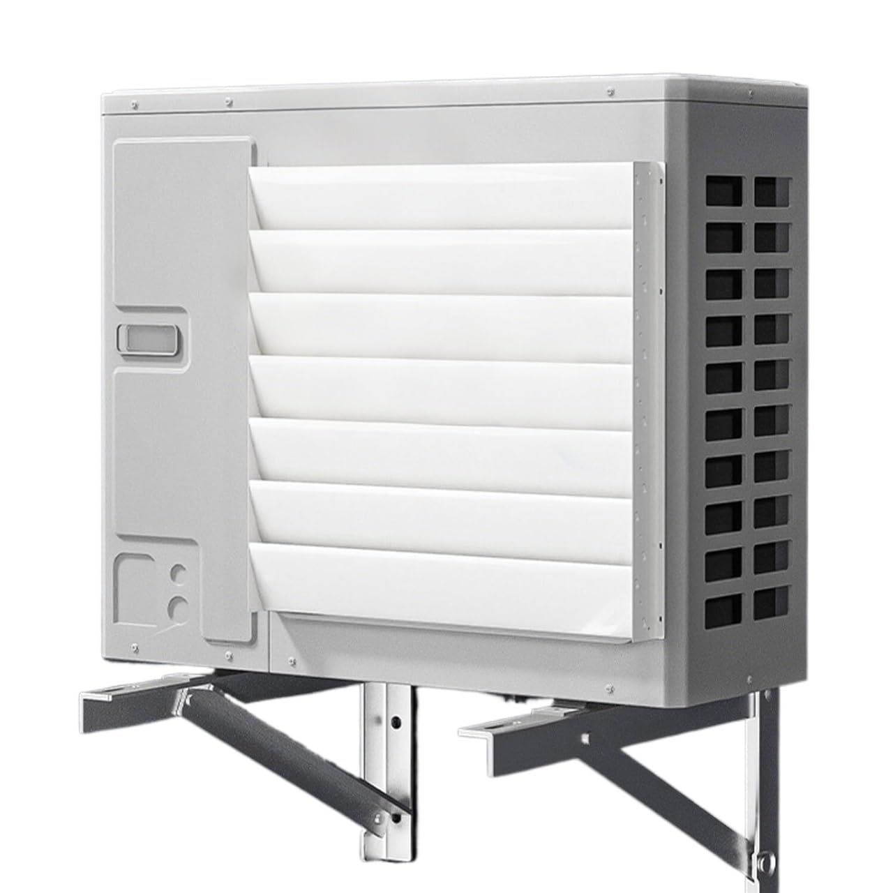 AVkgwrtb Stainless Steel Ac Vent Deflector, Galvanized Steel Air Conditioner Deflector Multiple Sizes Wind Guide Vent Loer(60x60cm(23.6x23.6in))