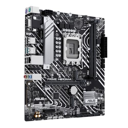 Image of ASUS Prime H610M-A-CSM Intel H610 (LGA 1700) CSM Business mATX Motherboard, with PCIe 4.0, 2X M.2, DDR5, 1GbE LAN, DP, HDMI, VGA, USB 3.2 Gen 2 Ports, ASUS Control Center Express IT Management
