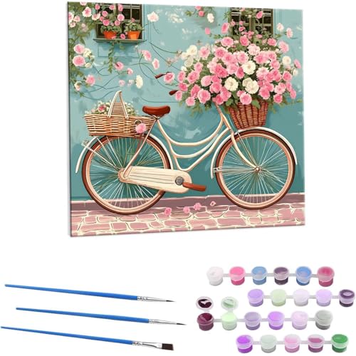 ]Ԃ̉Ԃ G Paint by Numbers hG Lbg l ʂ肦 lphGLoXNtg  LoXA[g uVƃANG̋, ItBX CeA rO, ւ̃Mtg 60x60cm (