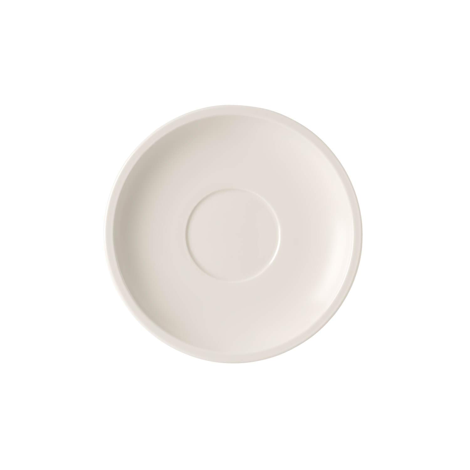 Villeroy & Boch and Artesano Original Café au Lait Saucer, 17 cm, Premium Porcelain, White